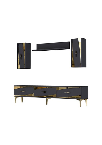 Tvr1813ag - Elips Tvr180 Ünitesi Takım Antrasit - Gold 180cm