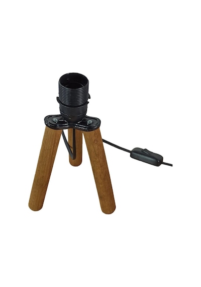 Ahşap Tripod Abajur Ayağı Klasik