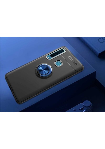 Samsung Uyumlu Galaxy A9 2018 Kilif Yüzüklü Tam Korumali Silikon Kapak 418530538