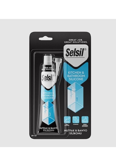 Mutfak Ve Duşakabin Silikonu Şeffaf 50 Ml