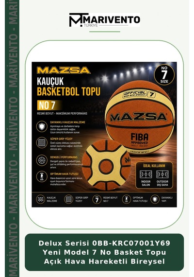 Delux Serisi 0bb-krc07001y69 Yeni Model 7 No Basket Topu Açık Hava Hareketli Bireysel