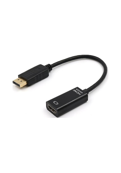 Lunatic 8058 Display To Hdmı 1080p 4k Dp Port Hdmı Hdtv Kablo Adaptörü Dönüştürücü Hdtv Tüm Cihazlar İçin