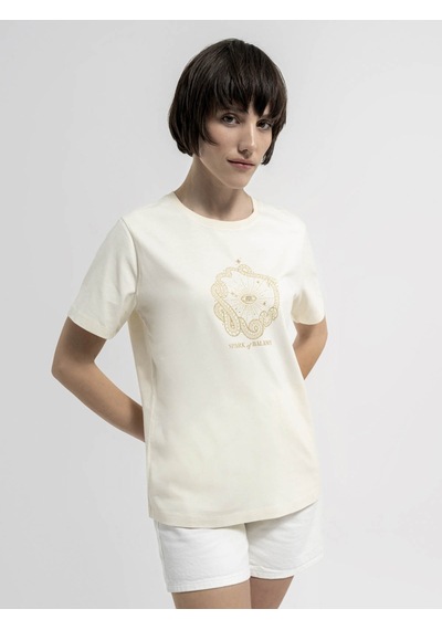 Loft Kadın T-shirt Ekru Lf2035714 24yp69000240 P6983