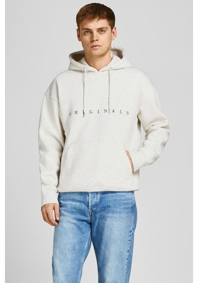 Jack & Jones Erkek Copenhagen Kapüşonlu Sweatshirt Relaxed Fıt Hoodie - 12176864 001