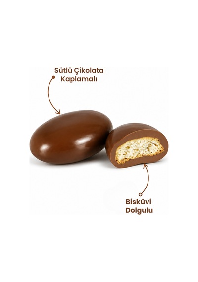 Sütlü Çikolatalı Bisküvi Draje 100 G