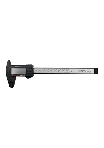 Hegi Kumpas Dijital Lcd Ekran Karbon Fiber Hassas 150mm Kalınlık Ölçer-25087
