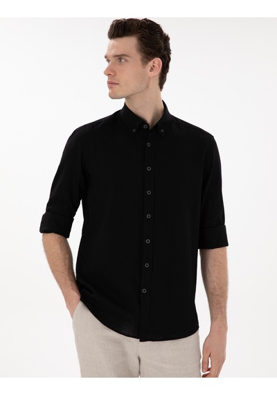 Pierre Cardin Erkek Siyah Gömlek Desenli 50303245-vr046 Siyah Pierre Cardin Erkek Siyah Gömlek Desenli 50303245-vr046 Siyah