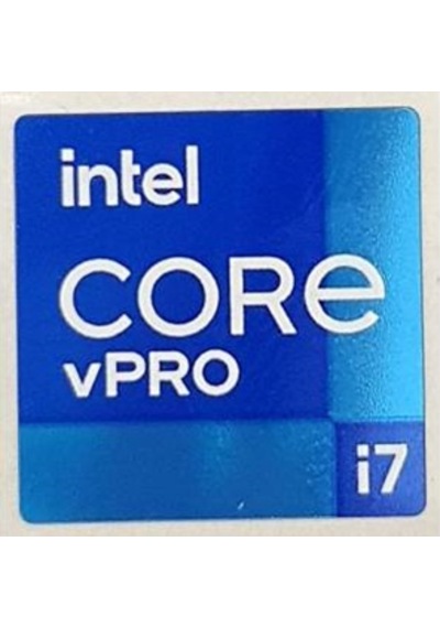 OEM intel CORE vPRO i7 11.ci ve 12.ci Nesil Sticker Etiket D89