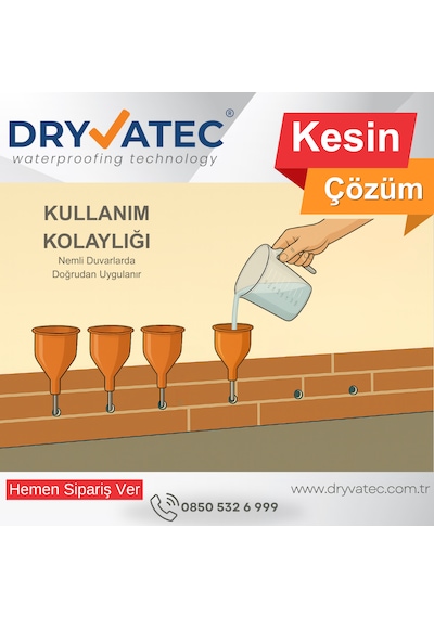 Dryvatec Dampstop Nem Ve Rutubet Enjeksiyon Kiti Kendi Başına N