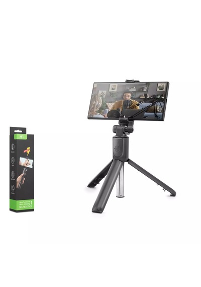 Nodar Nd1042 Tripod Selfie Çubuğu - 100cm, Bluetooth 5.0, Uzaktan Kumandalı