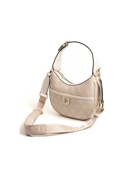 Silver Polo Sp1194 Kadın Omuz Çantası Monogram Taş-kemik