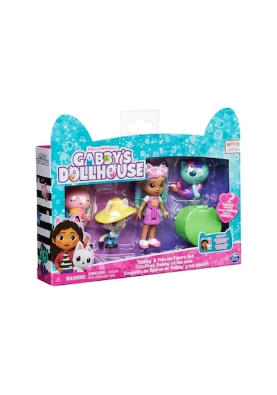 Gabby S Dollhouse, Gabby And Arkadaşları Figür Seti 6065350