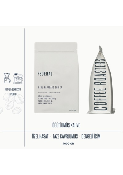 Federal Peru Papagayo Shb Ep 1kg Moka Pot