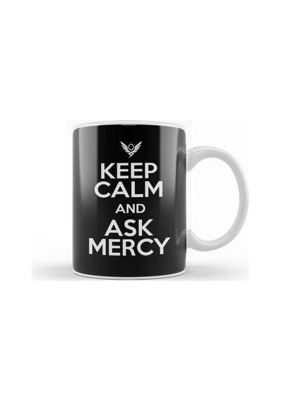 Keep Calm And Ask Mercy Overwatch Kupa Bardak Porselen Karışık