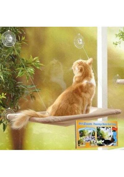 Petzoom Cama Asılan Kedi Yatağı 53 x 30 CM Çok Renkli