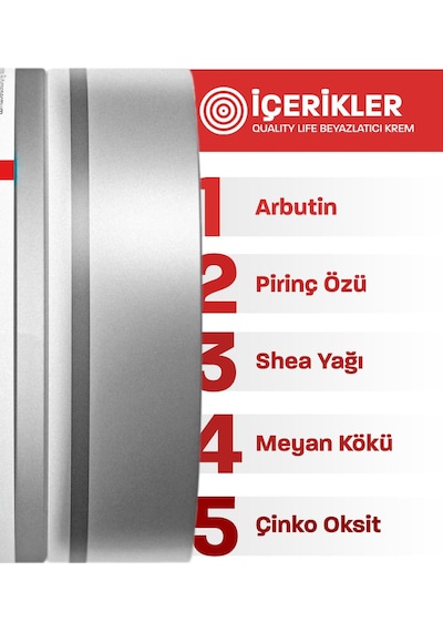 Quality Life Cilt Beyazlatıcı Krem 50 ML