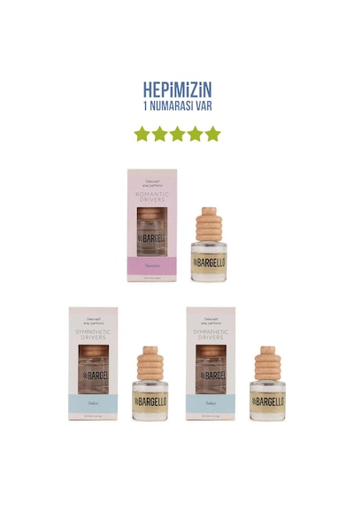 Yasemin + 2x Sakız Araç Parfümü 8 Ml