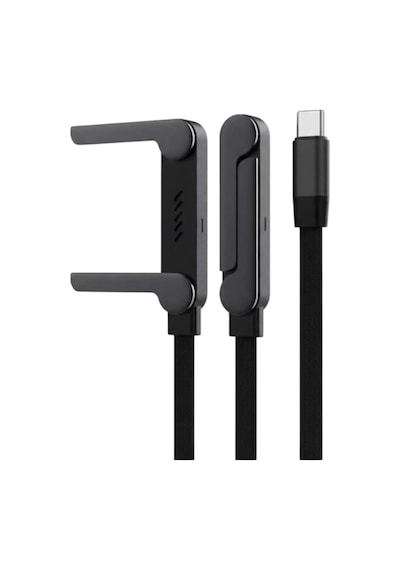 240w Ultra Hızlı Type-c Şarj Kablosu 1.5m Örgülü, Katlanabilir Standlı Ergonomik Tasarım, Pd Standart