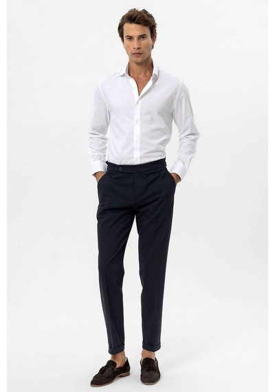 Antioch Yüksek Bel Regular Fit Erkek Pantolon Lacivert