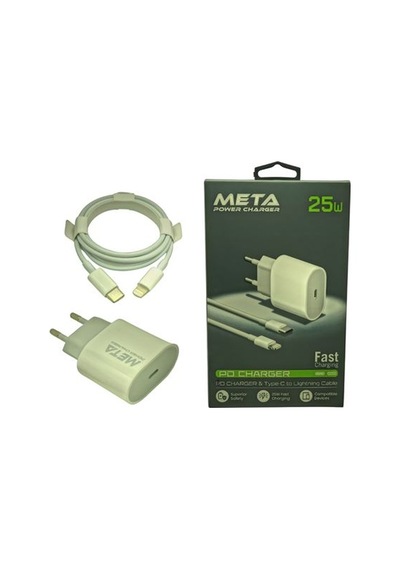 Meta Mppd25cl 25w Pd& Type-c To Lightıng Kablo