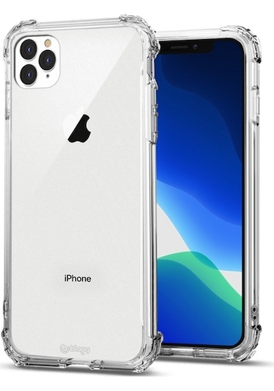 Apple Uyumlu iPhone Blogy 11 Pro İle Crystal Fit Kılıf Clear