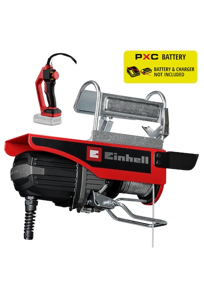 Einhell Akülü Vinç TE-EH 18/250 Li BL 2255161, Kömürsüz, 12 m kaldırma yüksekliği, 3,5 m/dak kaldırma hızı, akü hariç