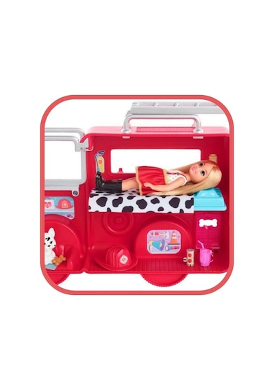 Barbie Chelsea Itfaiye Aracı Hck73