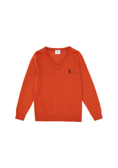 U.s. Polo Assn. Erkek Çocuk Kiremit Kazak /triko 50315611-vr031 Kiremit