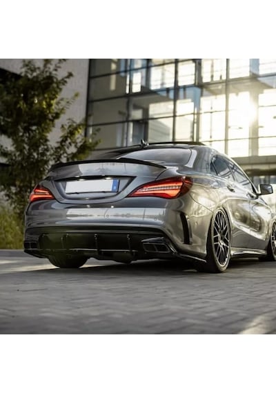 Mercedes W117 Cla M4 Style Plastik 2012-2018 Piano Black Spoiler