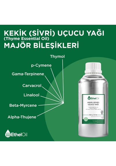 Kekik Sivri Uçucu Yağı - 500 Gr Saf Ve Doğal Uçucu Yağ 500 G