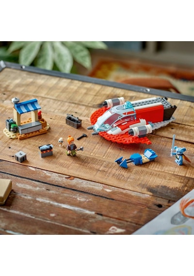 LEGO® Star Wars™: Young Jedi Adventures Crimson Firehawk™ 75384 4+ Yaratıcı Oyuncak Yapım Seti - 136 Parça