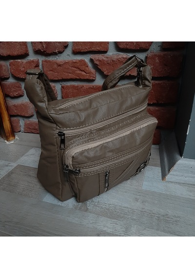 Bayan Çapraz Omuz Çantası Vizon Gvn-0091 Vizon - Bej