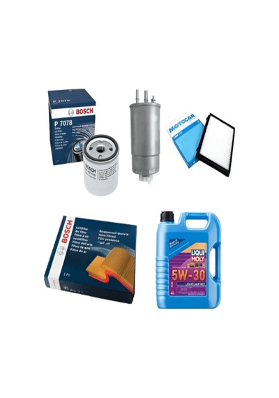 Bosch Hyundai İx35 2.0 Dizel Filtre Bakım Seti Liqui Moly Motor Yağlı 2010-2015 5 Li