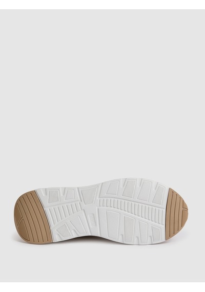 Cacharel Bej %100 Deri Süet Sneaker Ayakkabı