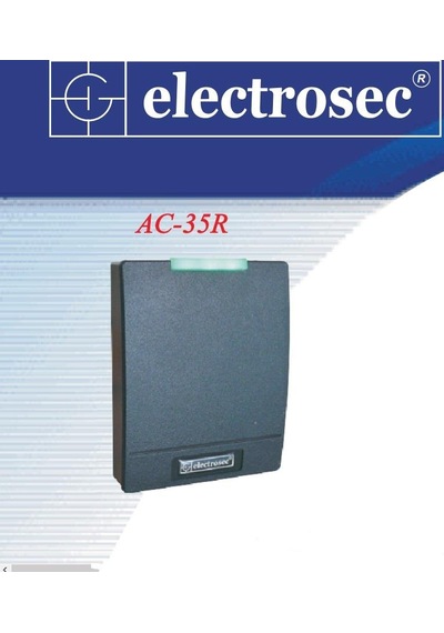 Electrosec Ac-35r Rfid Bağımsız Kart Okuyucu