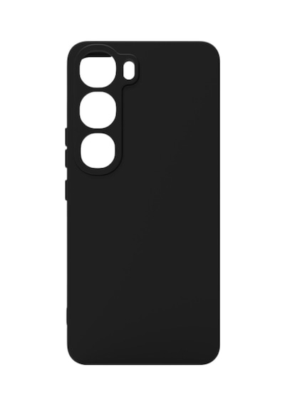 Vivo V40 Lite Kılıf Kamera Korumalı Silikon Rubber Arka Kapak Siyah