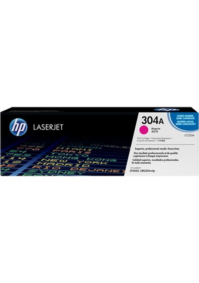 Fotokopitoneri Hp 304A-Cc533A Kırmızı Toner 2.800 Sayfa