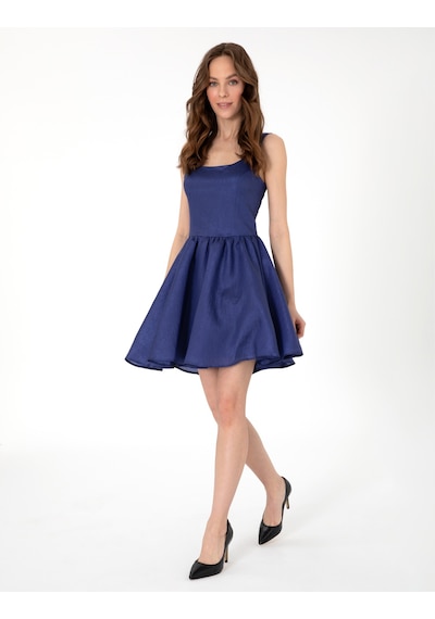 Pierre Cardin Kadın İndigo Elbise Dokuma 50309407-vr028