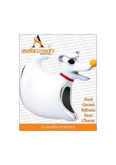Noel Gecesi Kabusu Zero Charm Asafaccessory Beyaz