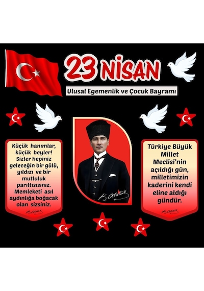 23 Nisan Çocuk Bayramı Parçalı Pano Süsü Model 02 Okul Ve Sınıf Panosu Figür Seti 7
