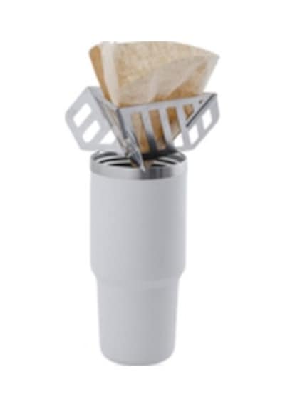 Kahve Demleme Aparatı Dripper Taşıma Cüzdanlı Haki