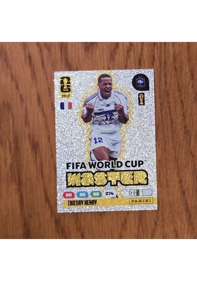 Fwc 2037 Thierry Henry Fransa World Cup Master Oyun Kartı
