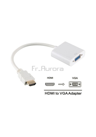 Hdmi To Vga Kablo Çevirici Dönüştürücü Görüntü (248420019)