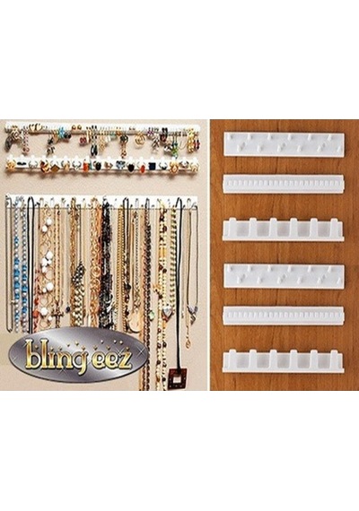 Takı Dolap İçi Organizer Düzenleyici Takı Askısı Kolye Askılığı S Beyaz