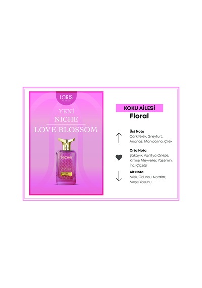 Niche Love Blossom Exclusive Parfüm 70 Ml Çiçek