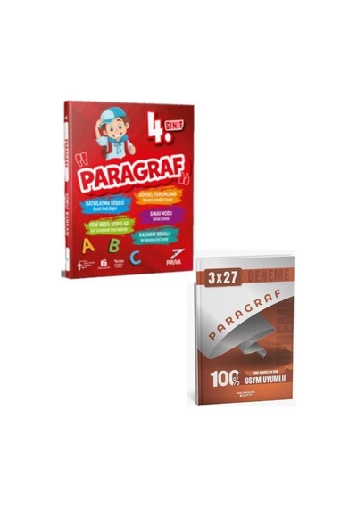 Pruva 2027 4. Sınıf Paragraf Soru Bankası+ Anla Kazan Paragraf
