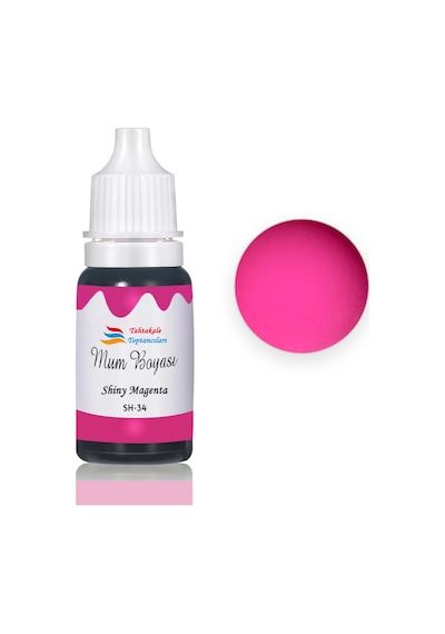 Mum Boyası Sıvı Pigment Boya 20 Ml Shiny Magenta - Sh34