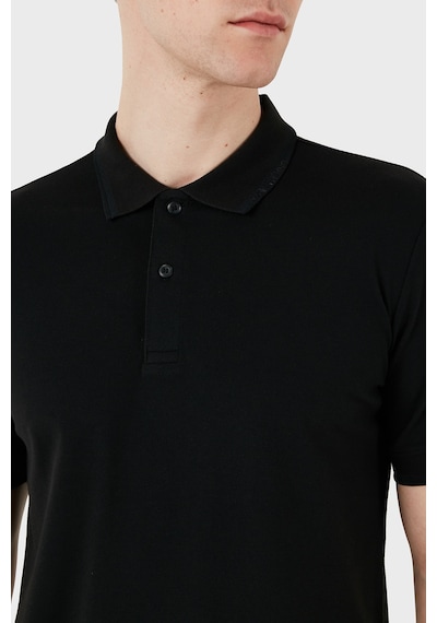 Calvin Klein Erkek Polo Yaka T Shirt K10k114484 Beh Siyah Siyah