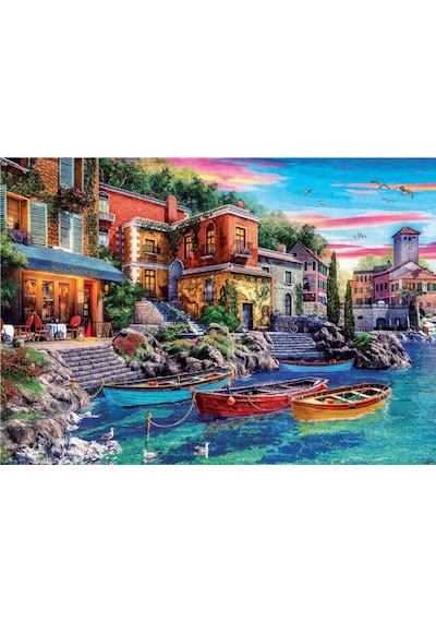 Educa 3000 Parça Como'da Günbatımı Manzarası Puzzle