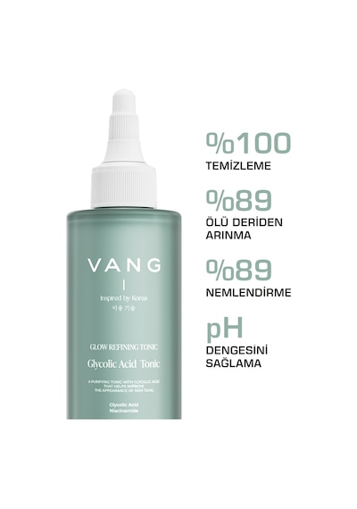 Vang Glikolik Asit Tonik Canlandırıcı Ve Gözenek Sıkılaştırıcı Tonik, Tüm Ciltler İçin 200 Ml